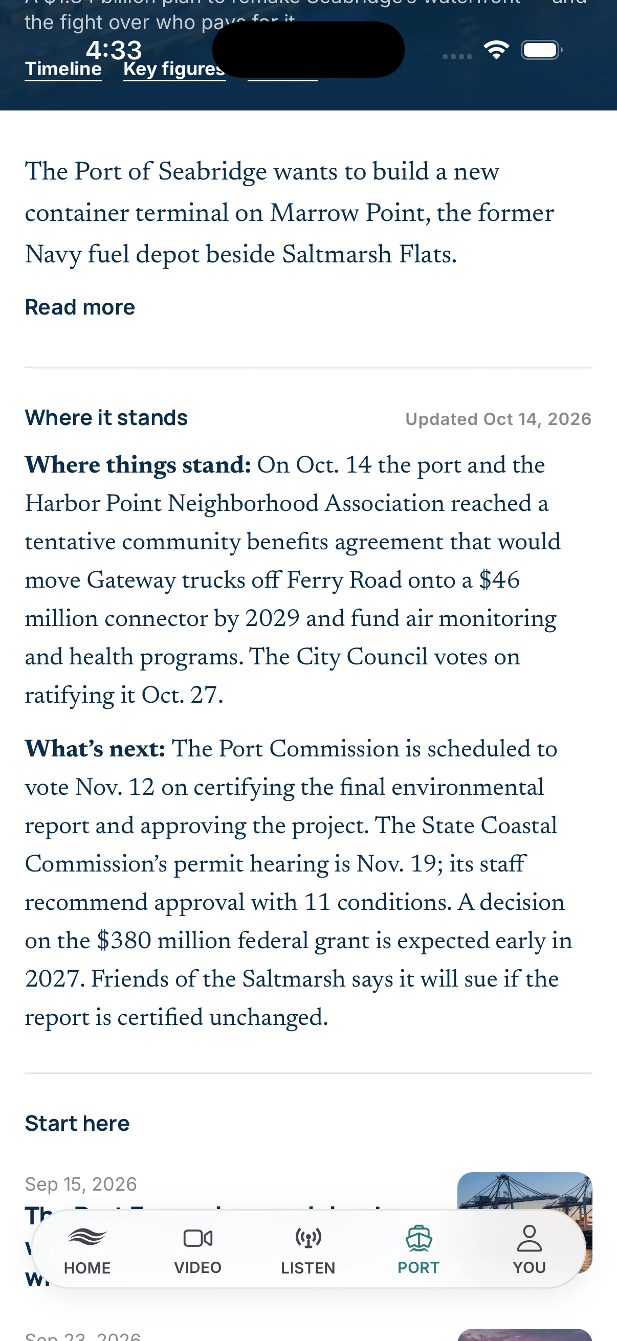 Special Coverage: where things stand and what’s next, with the date it was last updated
